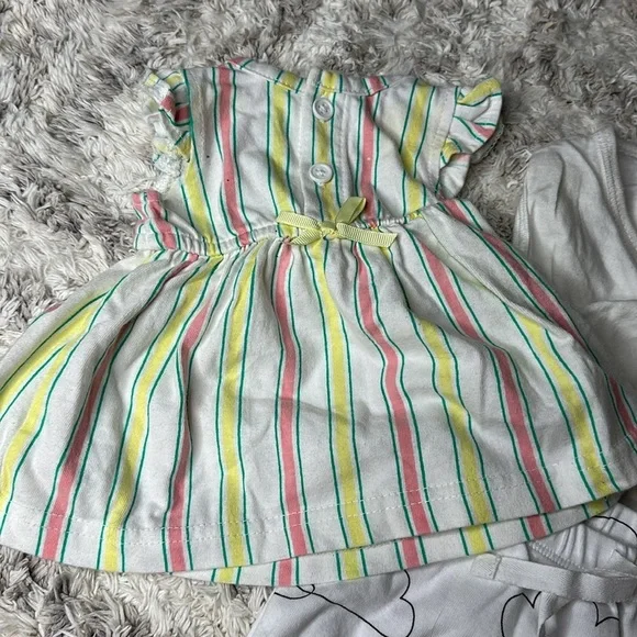 0-4m baby girl lot onsies and diaper covers gap, Gymboree, dress - Picture 2 of 7